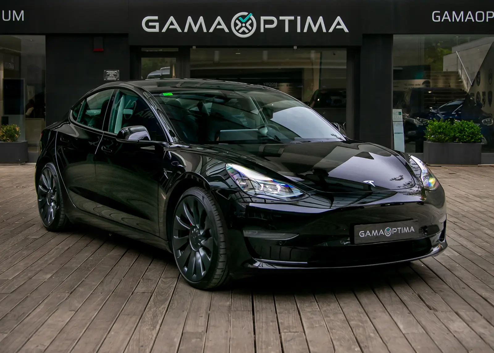 Tesla Model 3 entregado por Gama Óptima